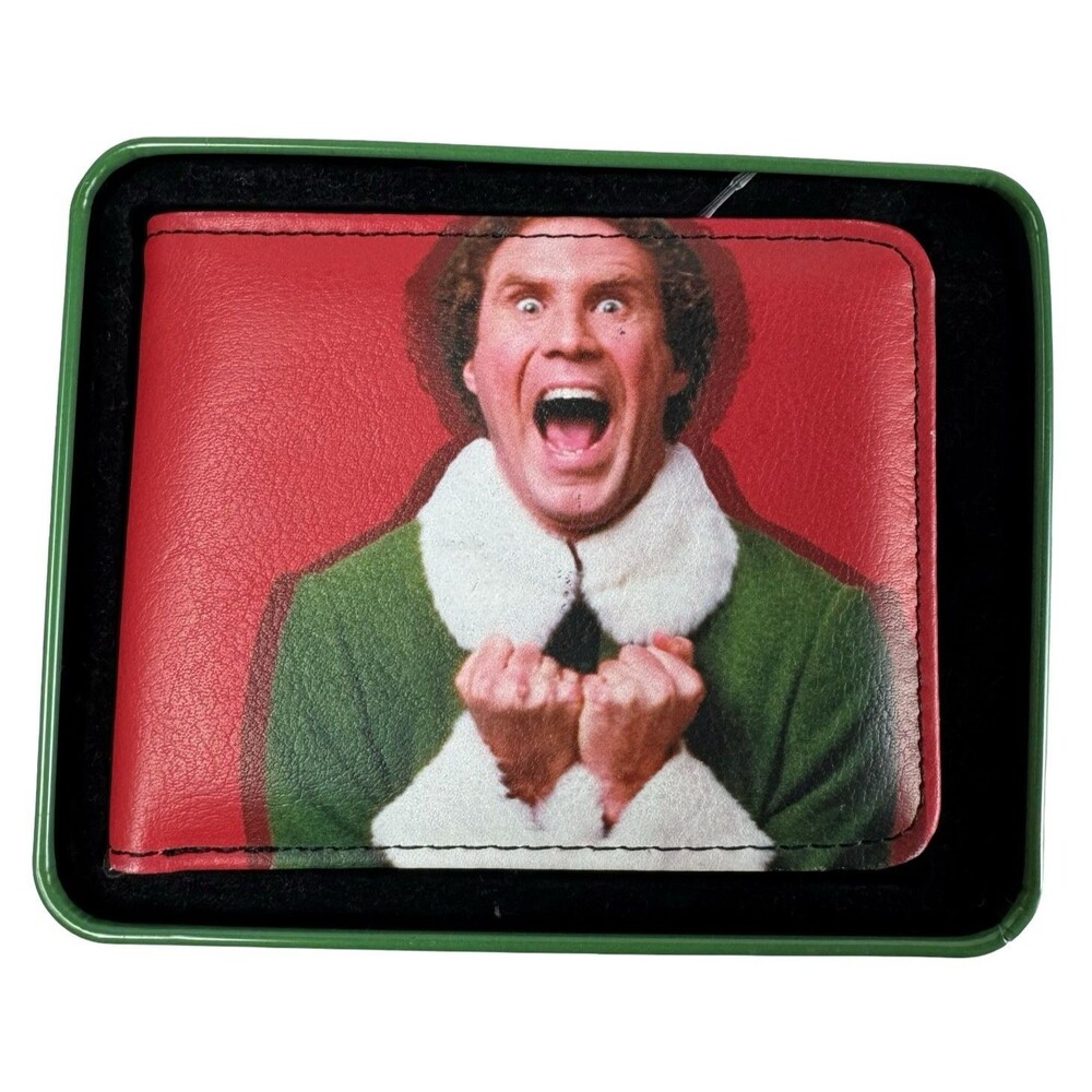 Will Ferrell Elf Movie Wallet Holiday Christmas Money Holder Cotton Head Ninny